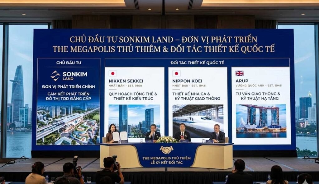 Chủ đầu tư Sonkim Land và các đối tác quốc tế