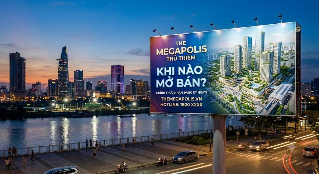 Ảnh AI tạo The Megapolis khi nào mở bán