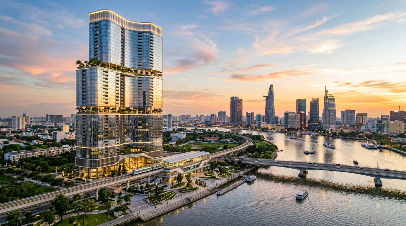 The Megapolis Thủ Thiêm Sonkim Land hưởng lợi từ công trình trọng điểm 2026
