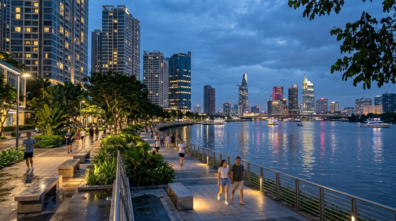 Bất động sản Thủ Thiêm view sông Sài Gòn, khu đô thị mới TP.HCM