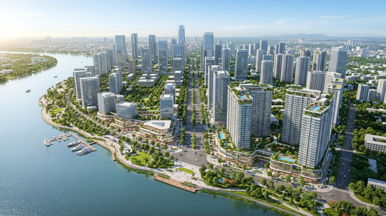 Quy hoạch Công viên Hồ Trung Tâm Thủ Thiêm giáp The Megapolis