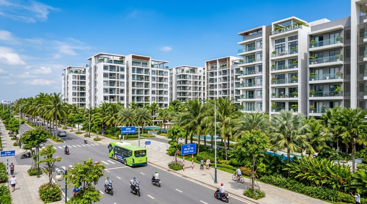 Đường Mai Chí Thọ Thủ Thiêm - Khu vực The Megapolis Sonkim Land