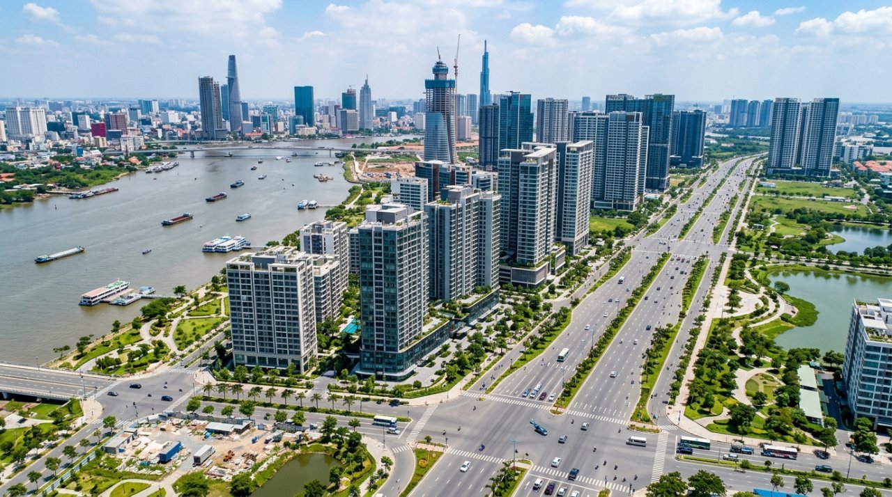 Trục đường Mai Chí Thọ Thủ Thiêm kết nối với các tuyến giao thông trọng điểm TP.HCM