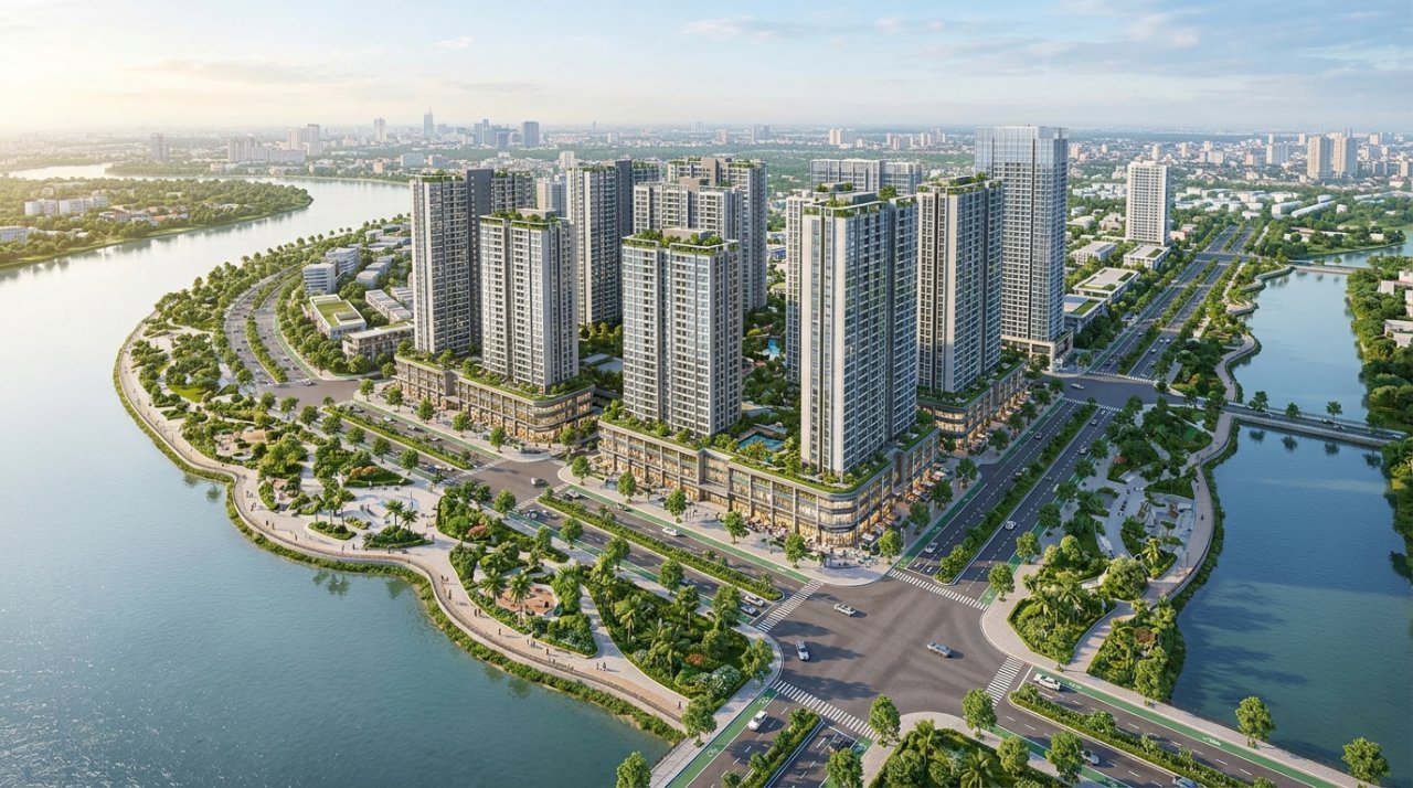 Quy hoạch tổng thể Khu đô thị mới Thủ Thiêm với hệ thống hạ tầng đồng bộ, gần The Megapolis