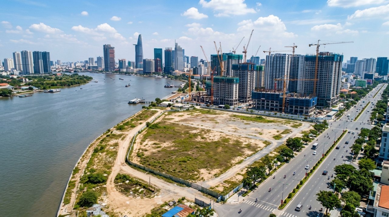 Khu đất Saigon Broadway 10ha trên đại lộ Mai Chí Thọ Thủ Thiêm