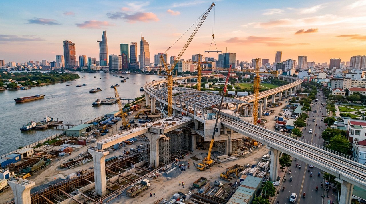 Đại lộ Mai Chí Thọ khu đô thị mới Thủ Thiêm hạ tầng 2026