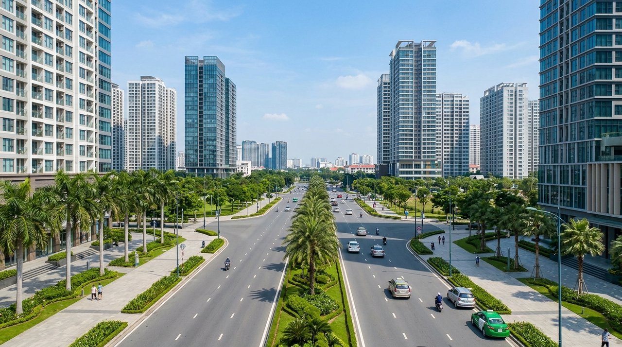 Đại lộ Mai Chí Thọ Khu đô thị mới Thủ Thiêm TP.HCM hạ tầng 2026