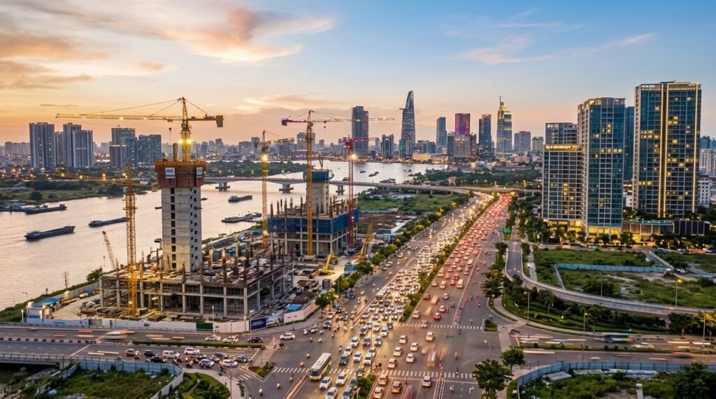 TP.HCM giải ngân gần 120.000 tỷ hạ tầng Thủ Thiêm cuối 2026