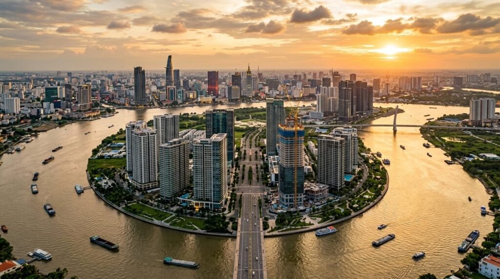 Phát Đạt sở hữu 35% vốn Lotte Eco Smart City Thủ Thiêm - toàn cảnh Khu đô thị mới Thủ Thiêm