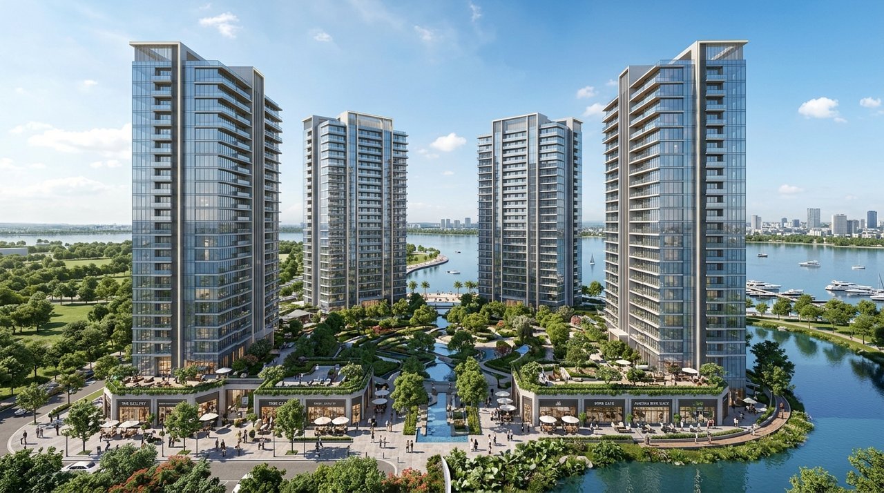 Phối cảnh khu đô thị Sala Thủ Thiêm phân khu phía Bắc