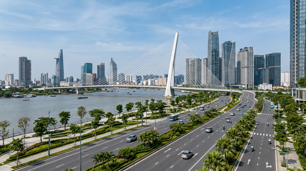 The Megapolis Thủ Thiêm - Đại lộ Mai Chí Thọ — trục giao thông chiến lược kết nối The Megapolis