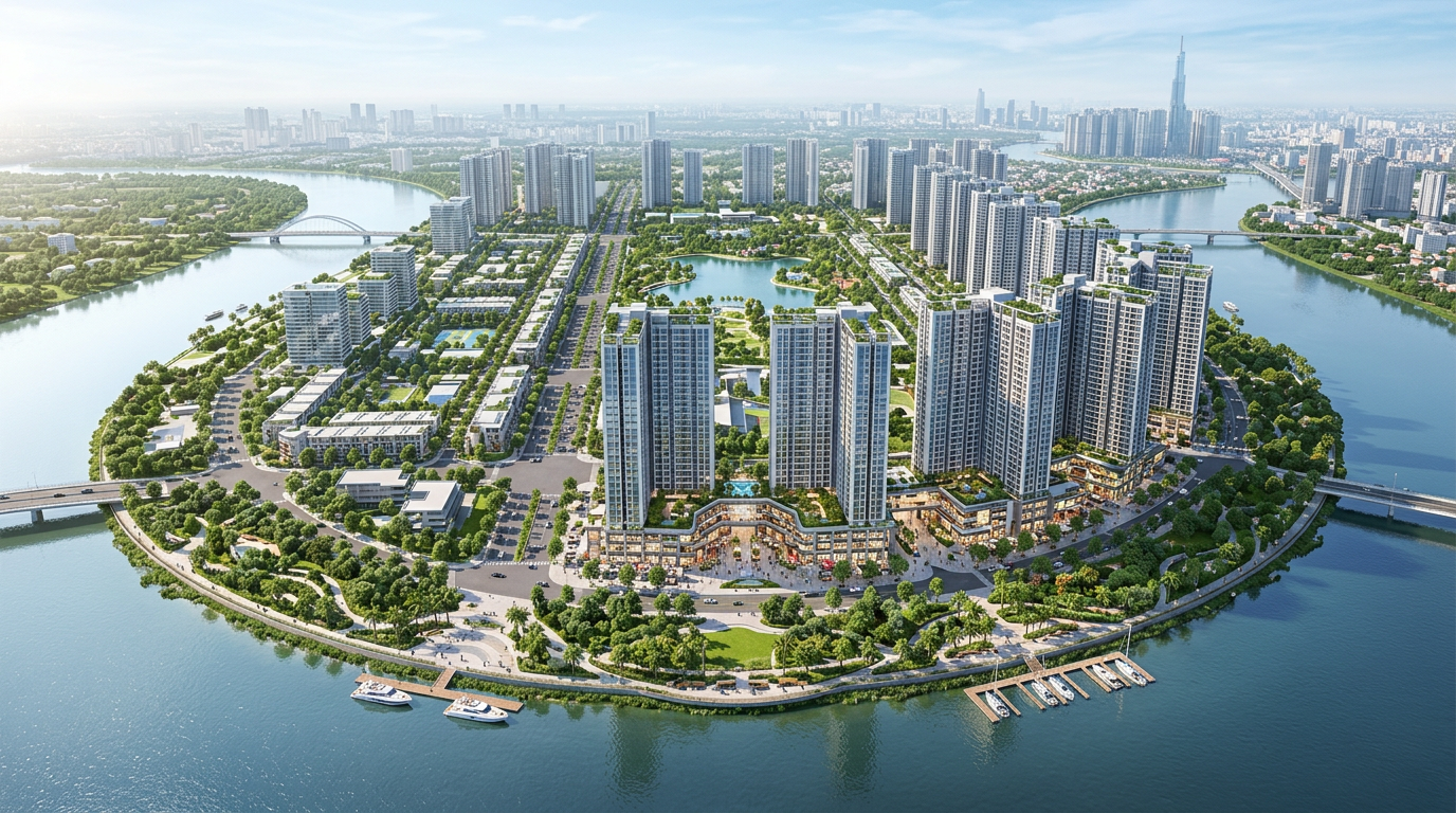 Quy hoạch tổng thể Khu đô thị mới Thủ Thiêm và Trung tâm Tài chính Quốc tế