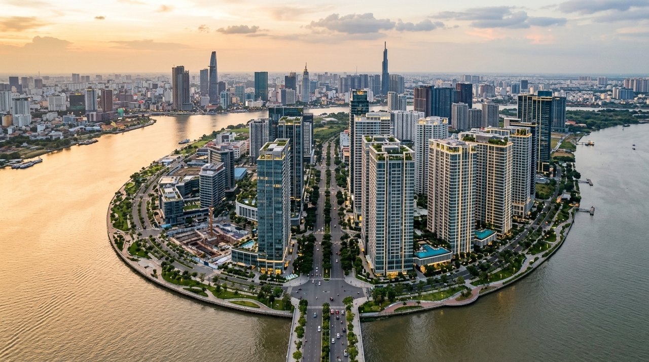 Savila Sky Villa Sala Thủ Thiêm bên sông Sài Gòn