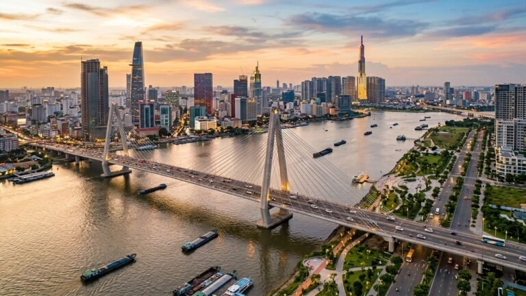 Phương án kiến trúc cầu Thủ Thiêm 4 mã số TT42 giành giải Nhất