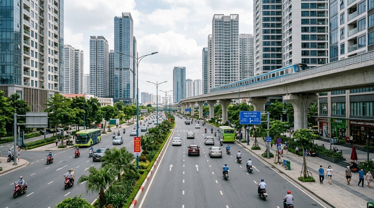 Ga Thủ Thiêm đầu mối kết nối metro và đường sắt tại Khu đô thị mới Thủ Thiêm