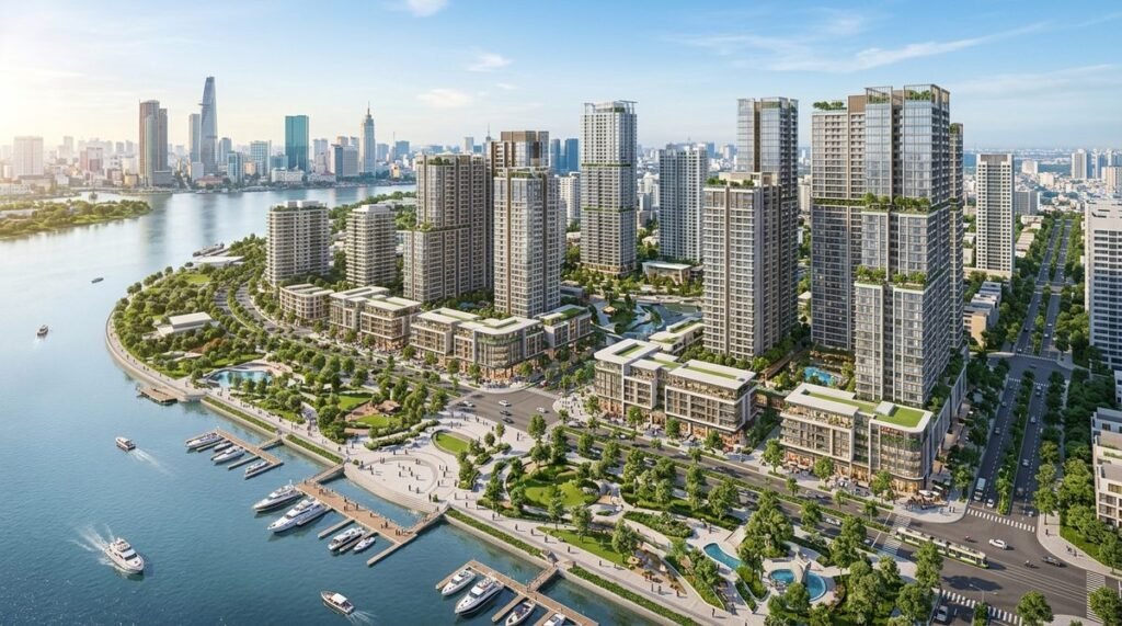 Quy hoạch TOD 246,5 ha quanh ga Thủ Thiêm trong Khu đô thị mới Thủ Thiêm