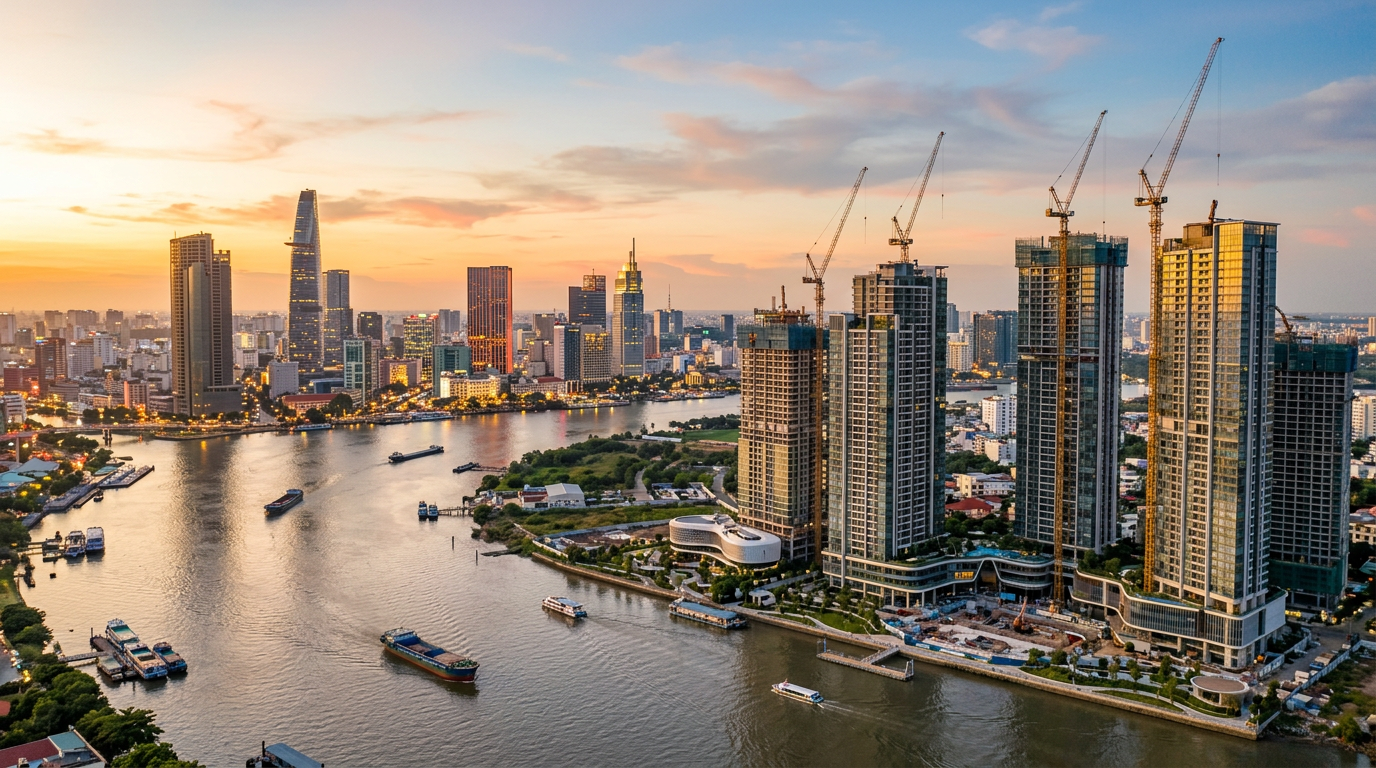 The Megapolis Thủ Thiêm trên đường Mai Chí Thọ gần ga metro Thủ Thiêm