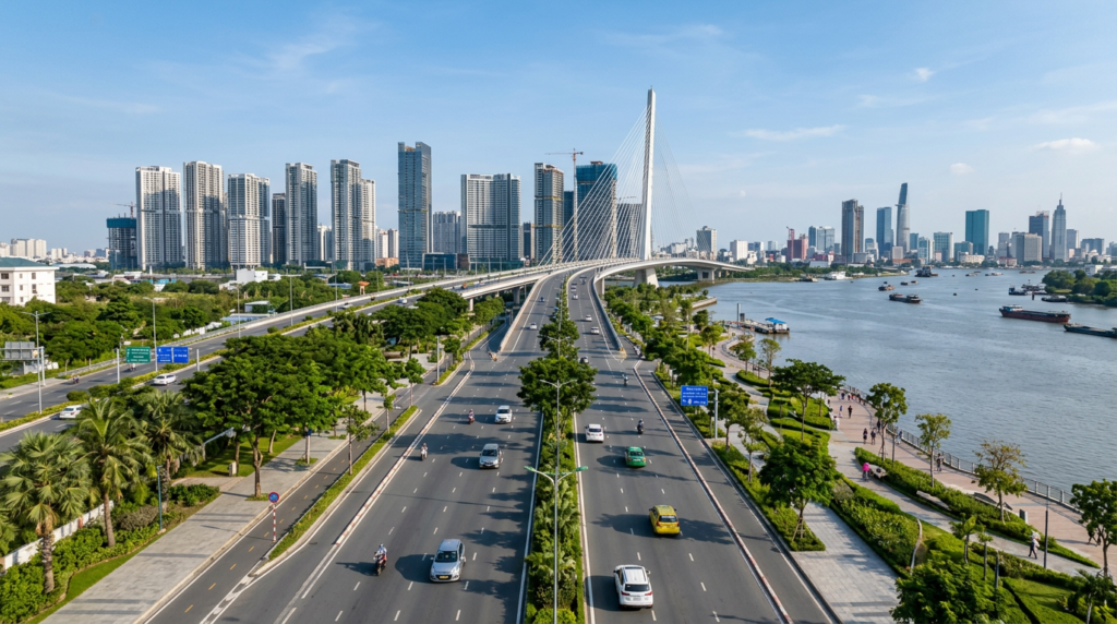 The Megapolis Thủ Thiêm - Đại lộ Mai Chí Thọ — trục giao thông chiến lược kết nối The Megapolis